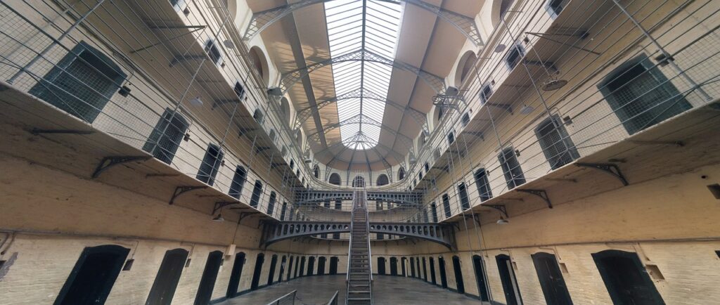 jail, dublin, hall, old, history, prison, kilmainham, irish, ireland, museum, interior, architecture, nobody, brown history, brown prison, brown interior, jail, jail, jail, prison, prison, prison, prison, prison