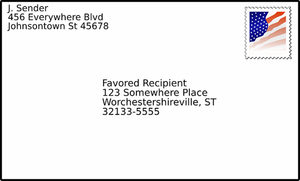 Address an Envelope: Write the Recipient’s Address