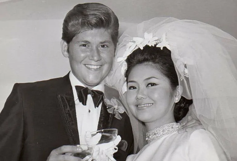 Elaine Okamura with Wayne Newton